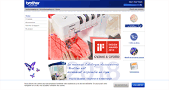Desktop Screenshot of fr.brothersewing.ch